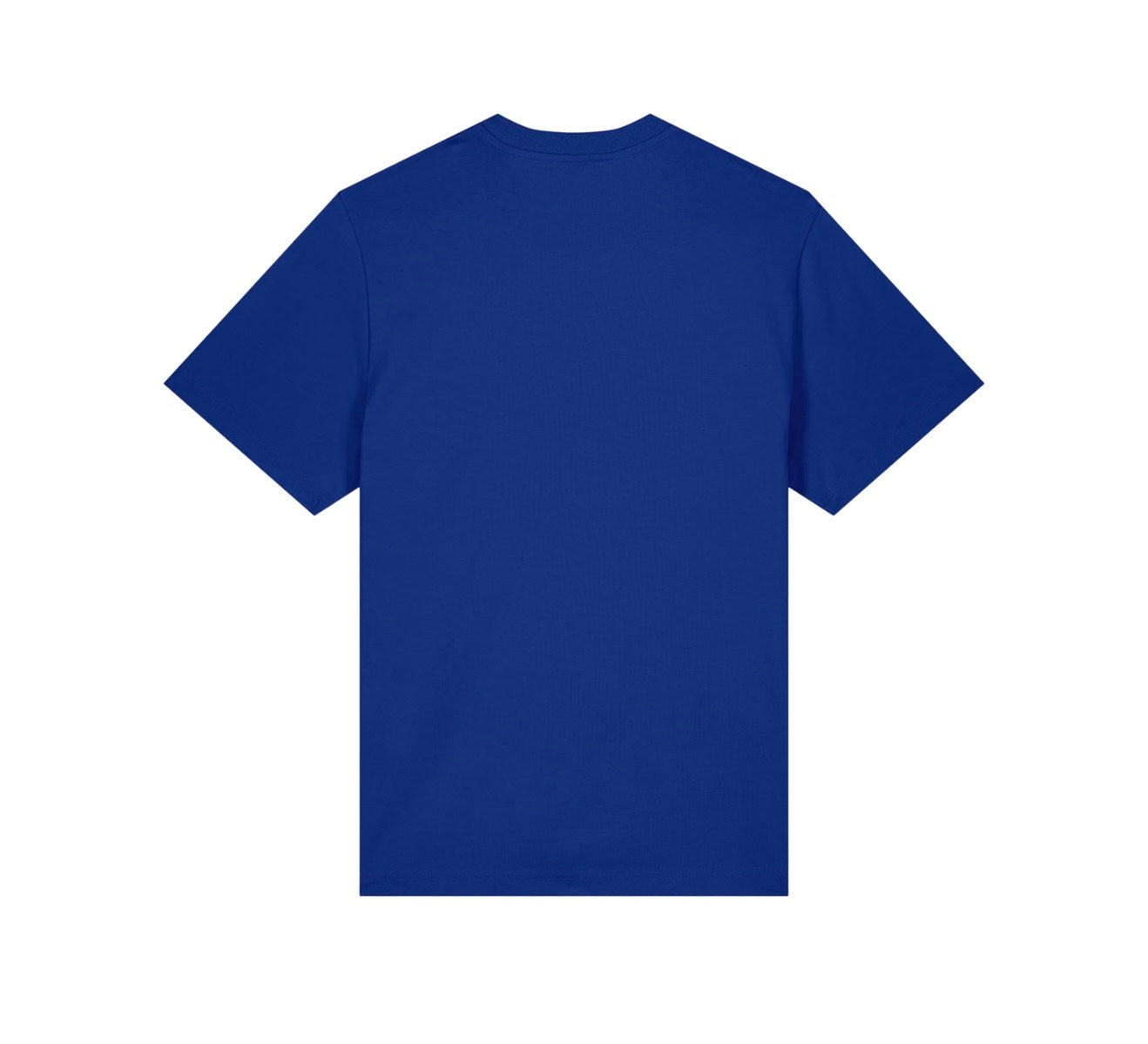 T-shirt met groot logo - Fel Blauw