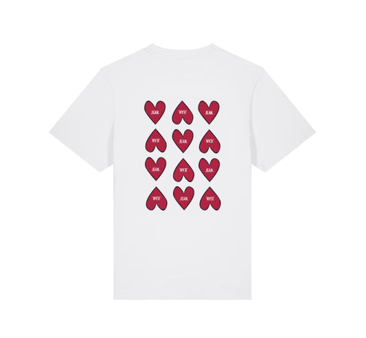T-shirt met LOVE design - Wit