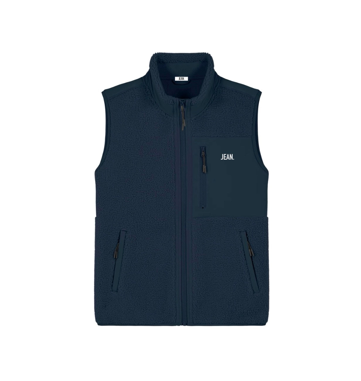 Teddy Bodywarmer met basic logo - Donkerblauw