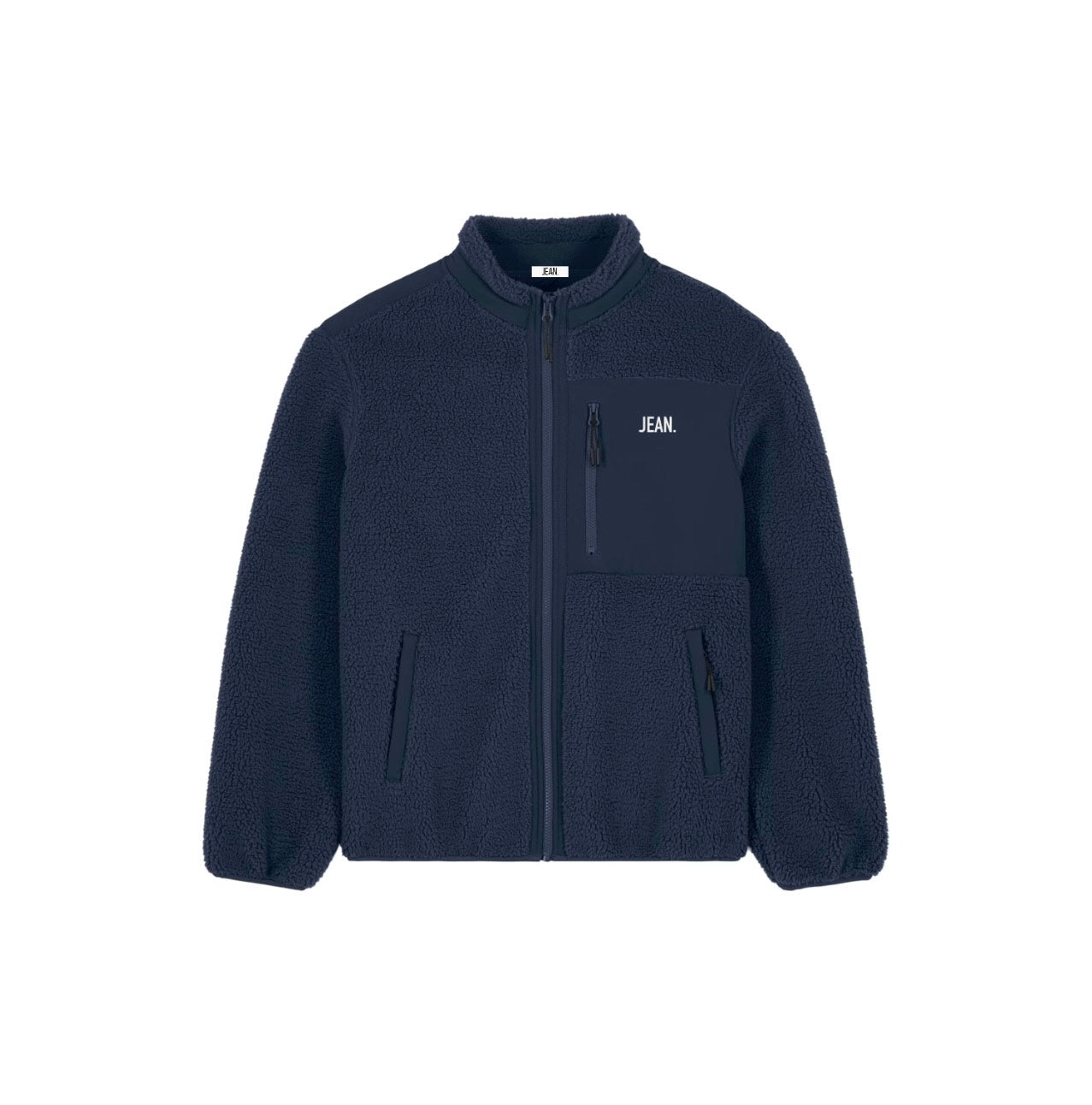 Teddy Jas met basic logo - Donkerblauw