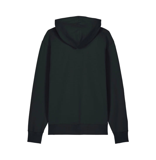 Hoodie met groot logo - Zwart