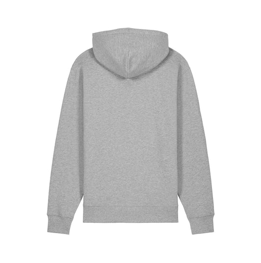 Hoodie met groot logo - Grijs