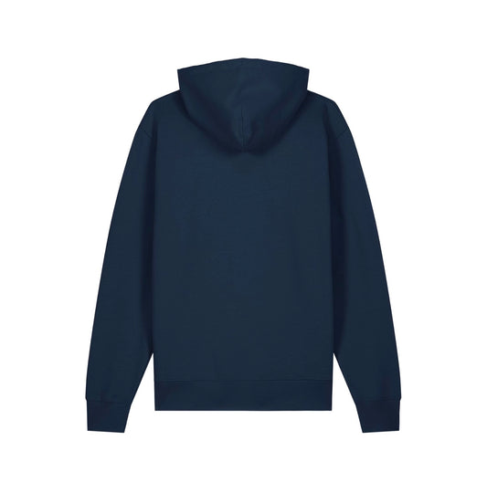 Hoodie met groot logo - Donkerblauw