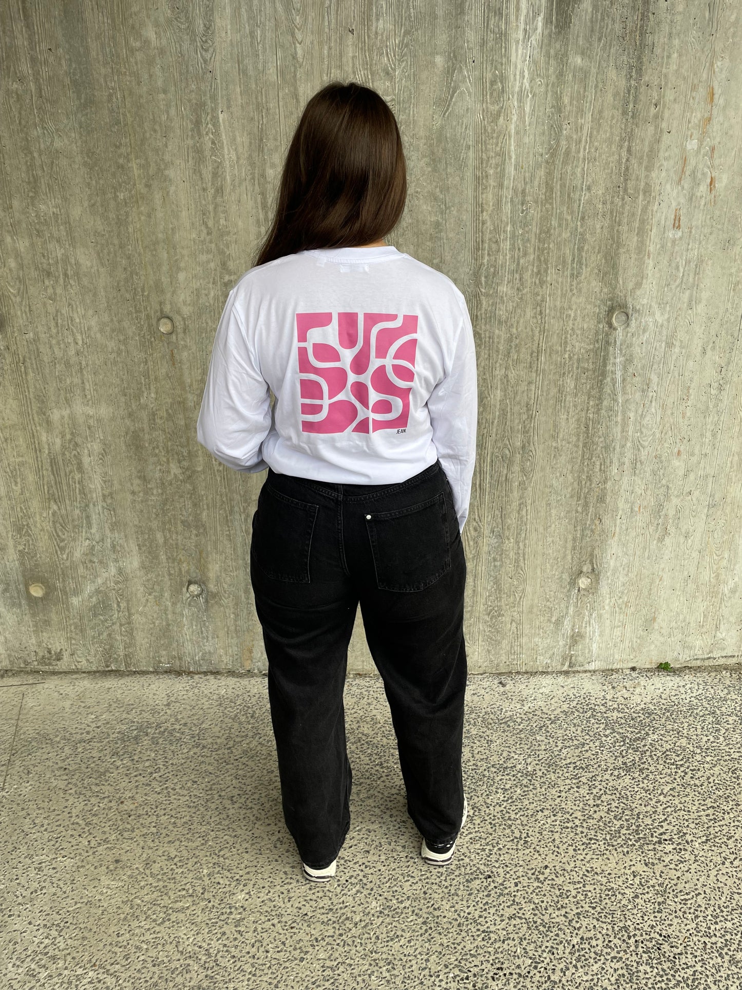 Longsleeve met roze design