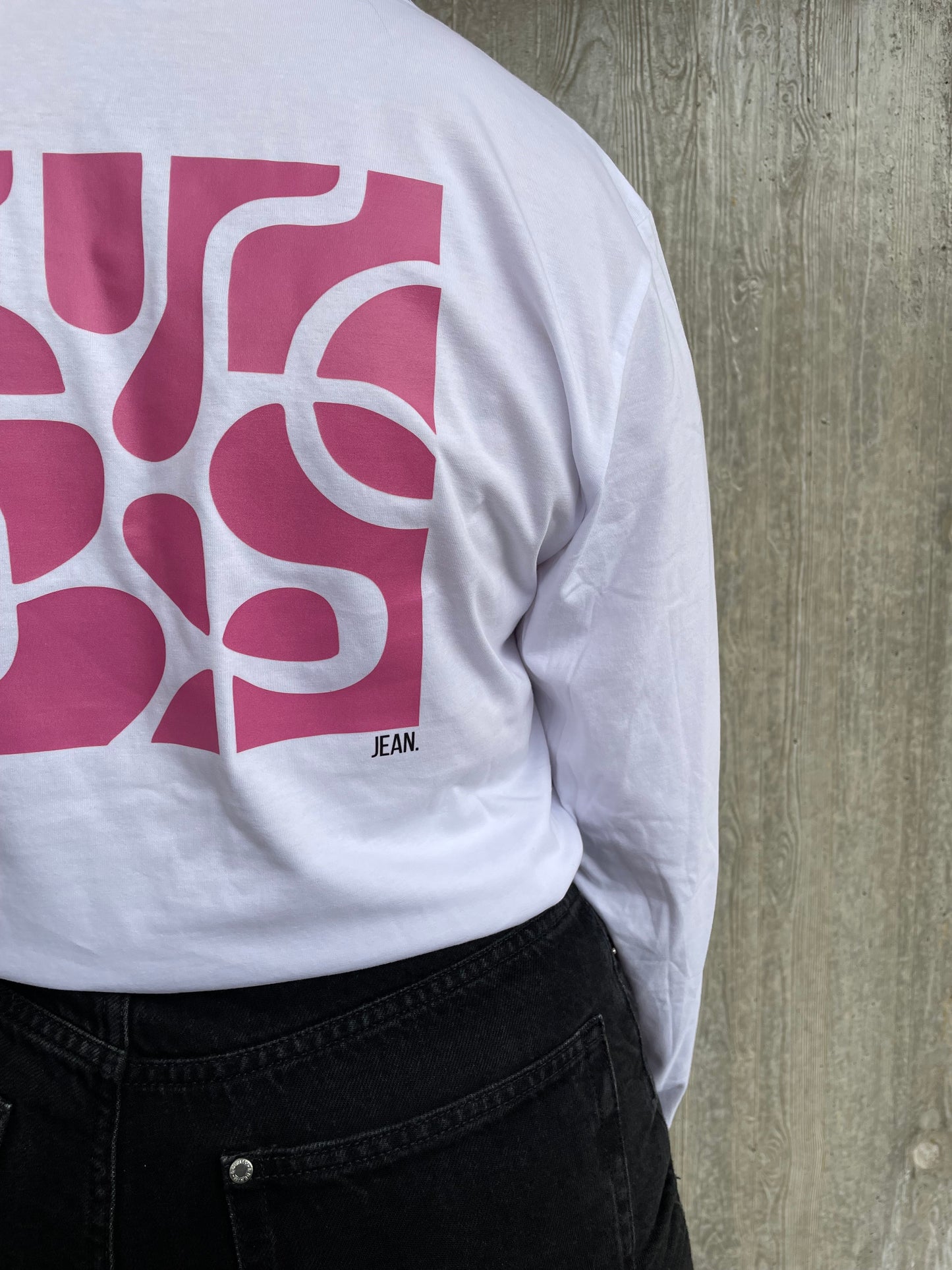 Longsleeve met roze design
