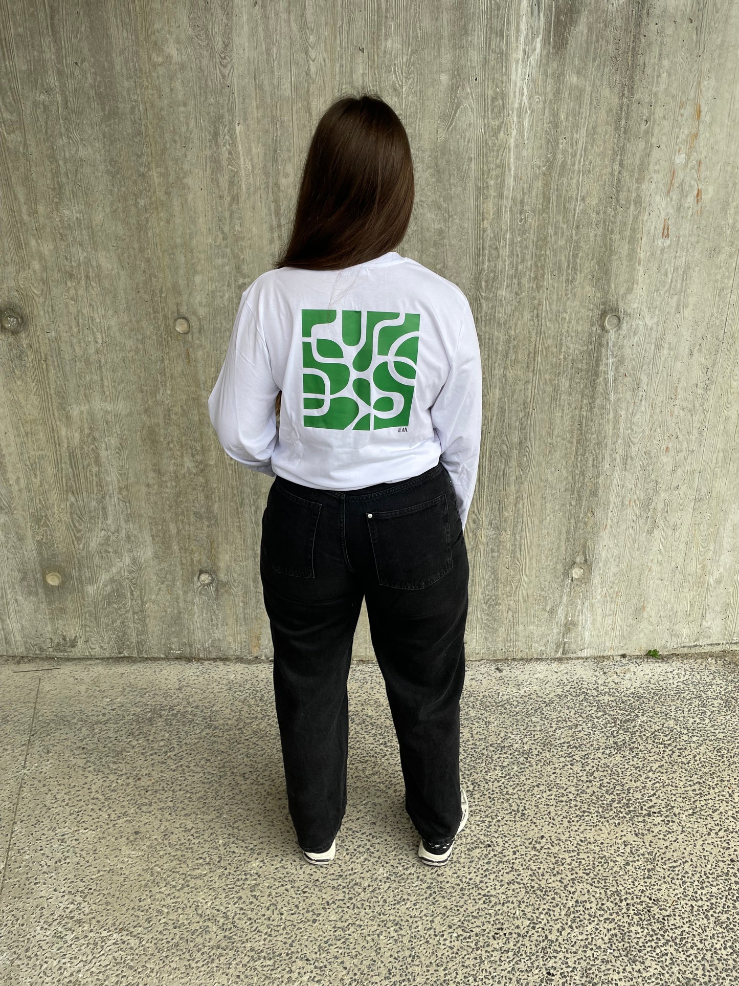 Longsleeve met groen design