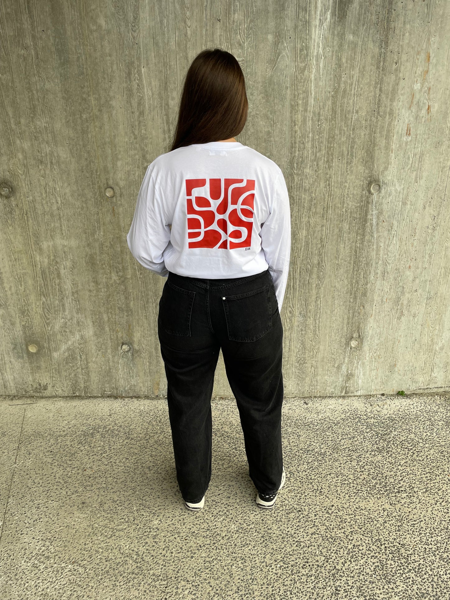 Longsleeve met rood design