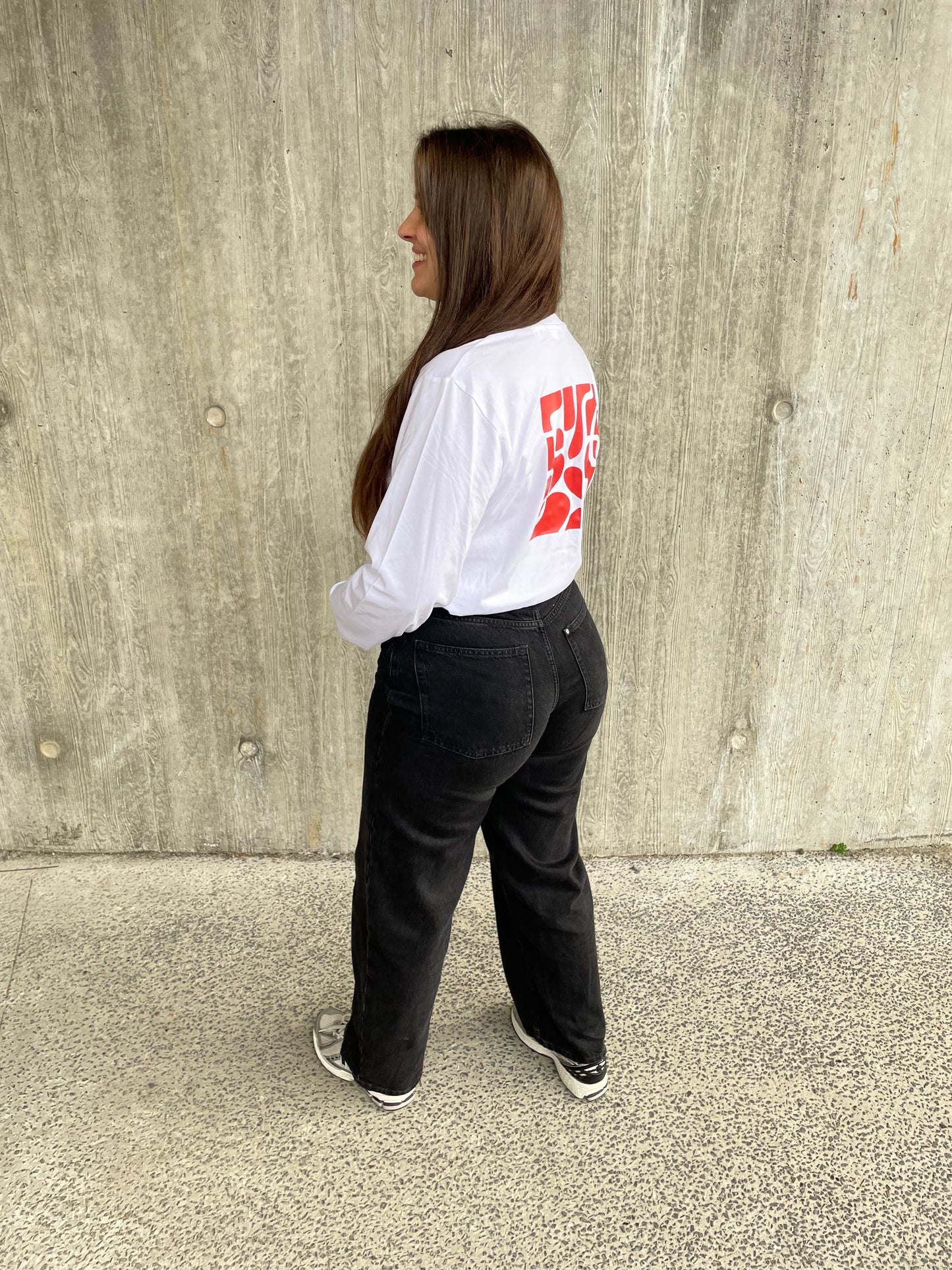 Longsleeve met rood design