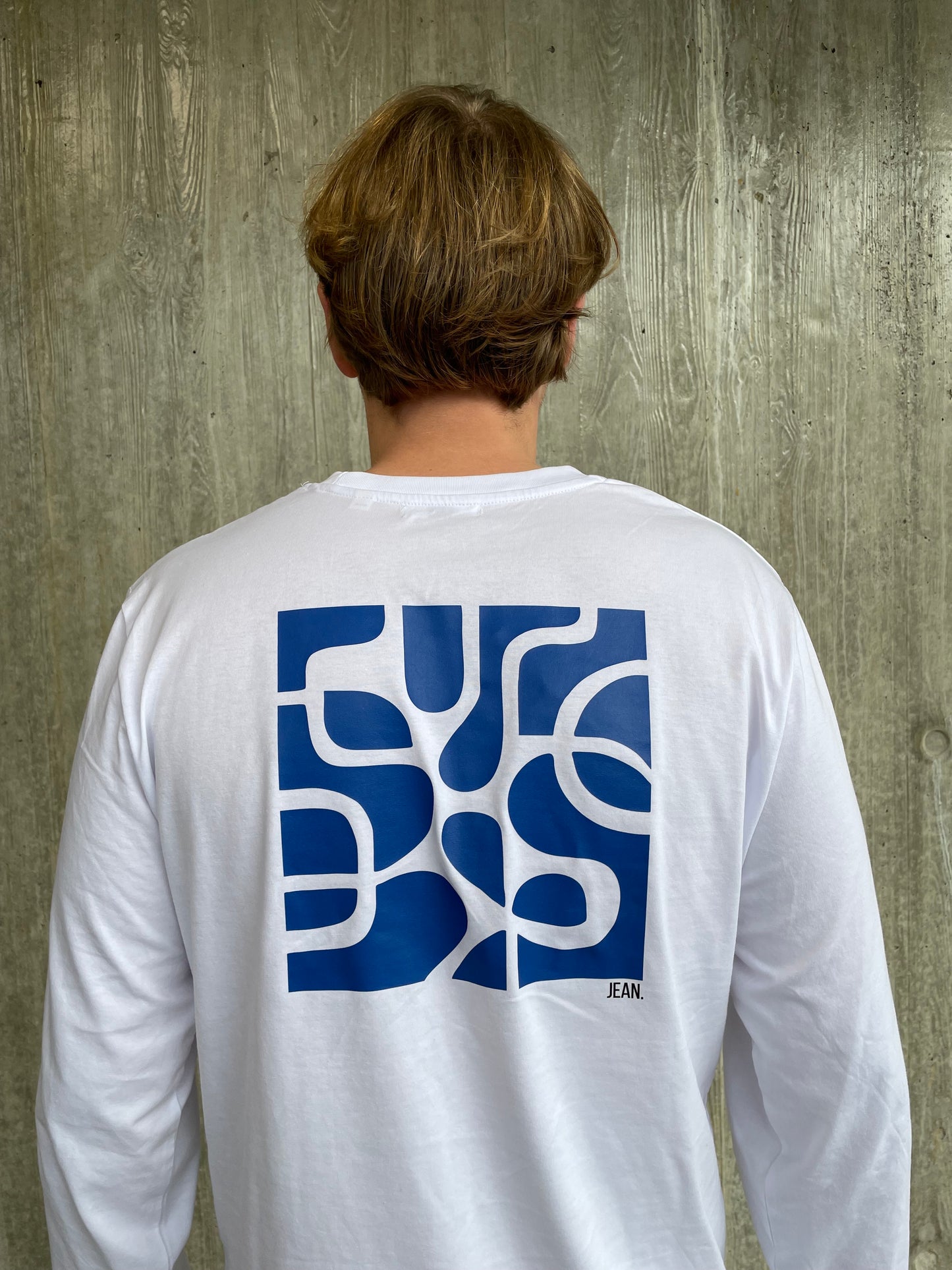 Longsleeve met blauw design