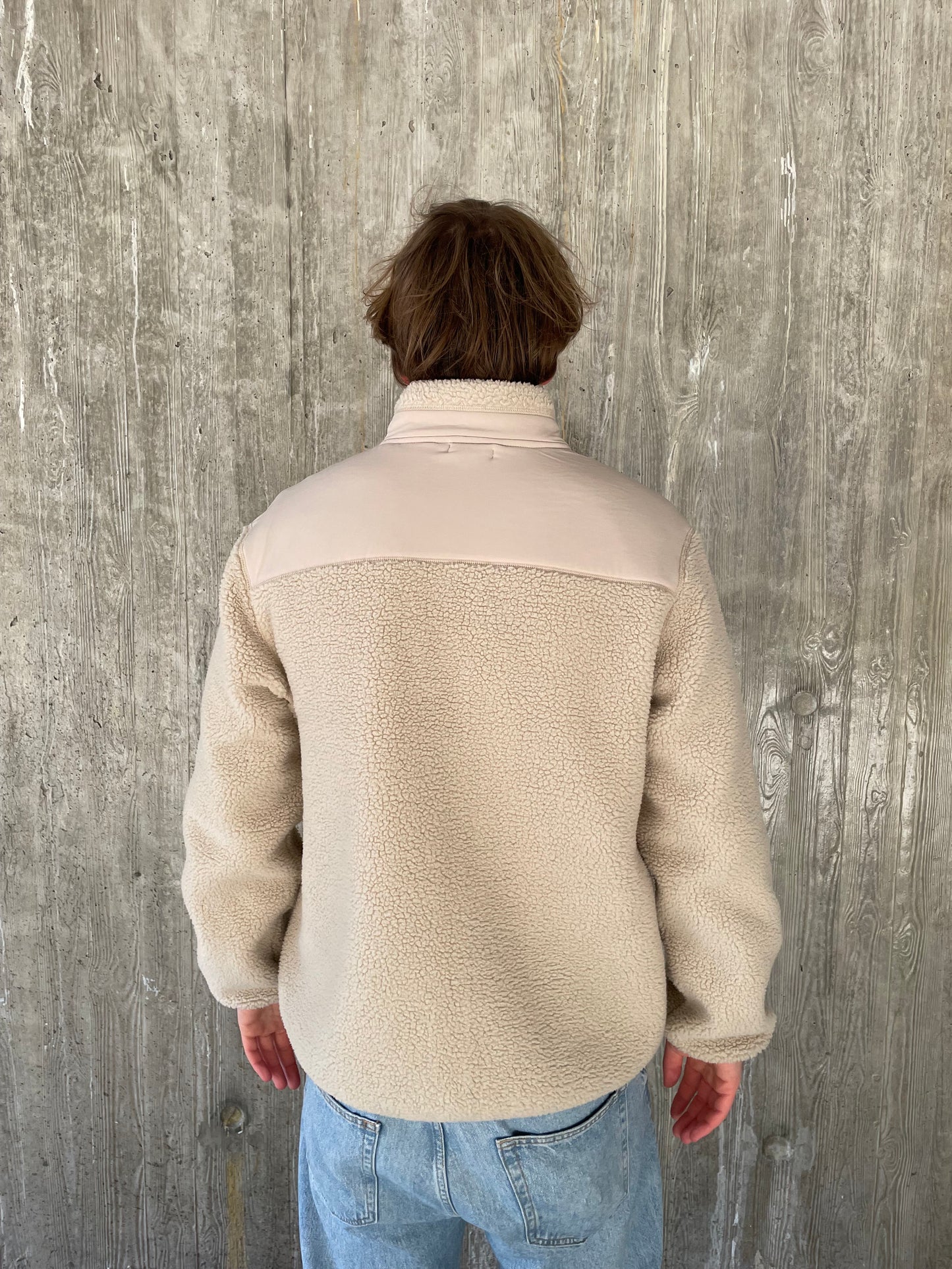 Teddy Jas met basic logo - Beige