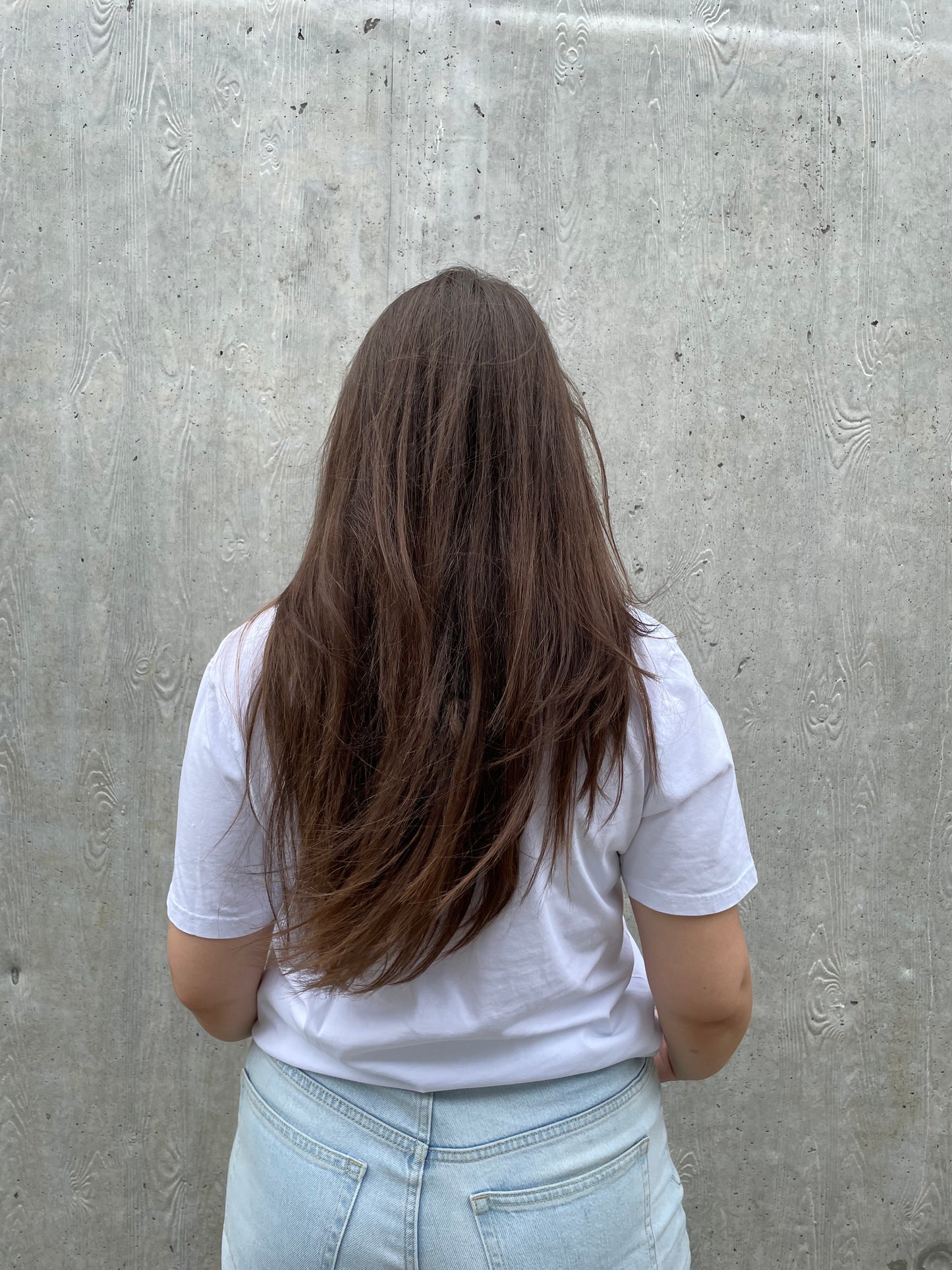 T-shirt basic logo - Wit