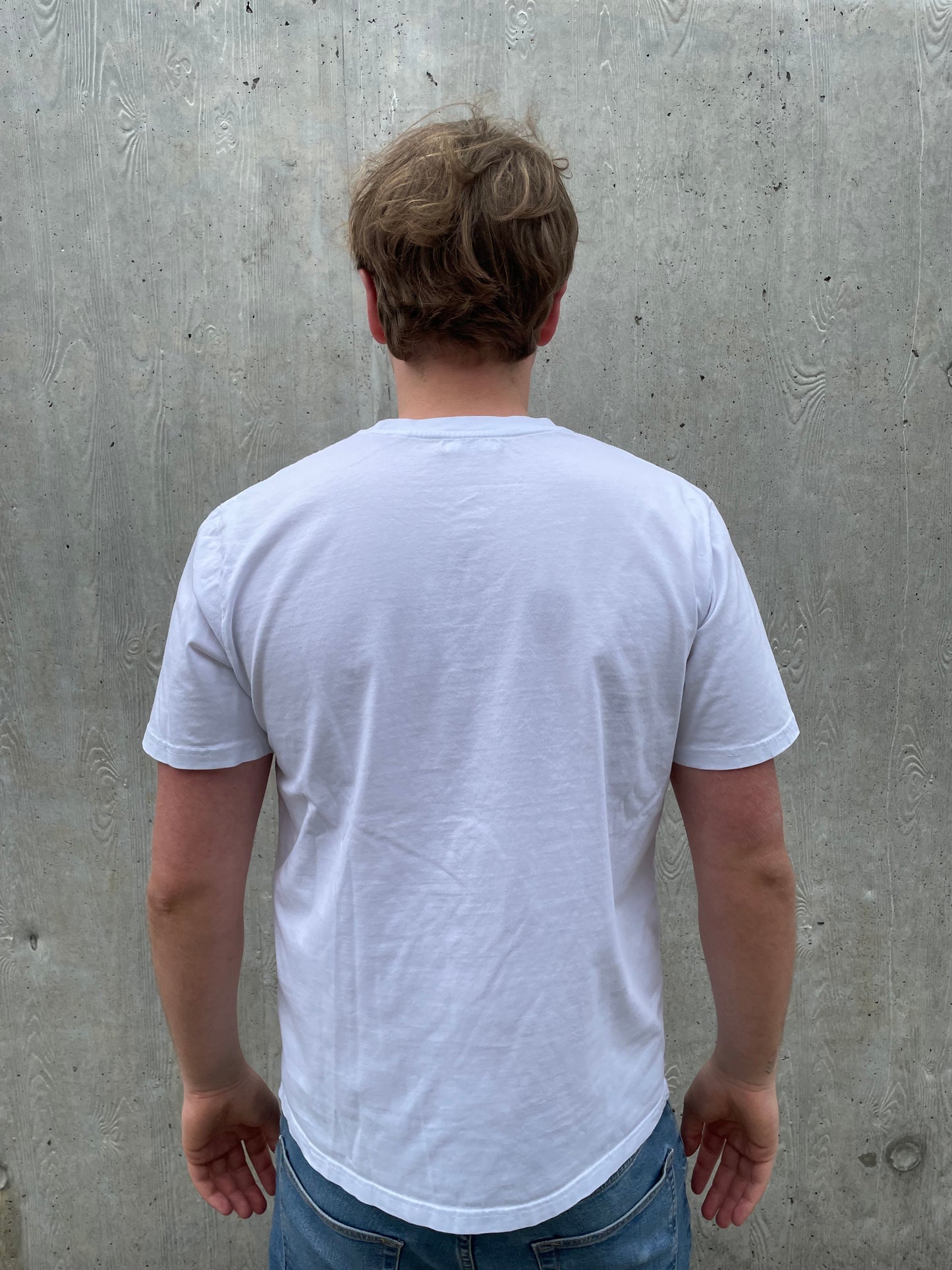 T-shirt basic logo - Wit