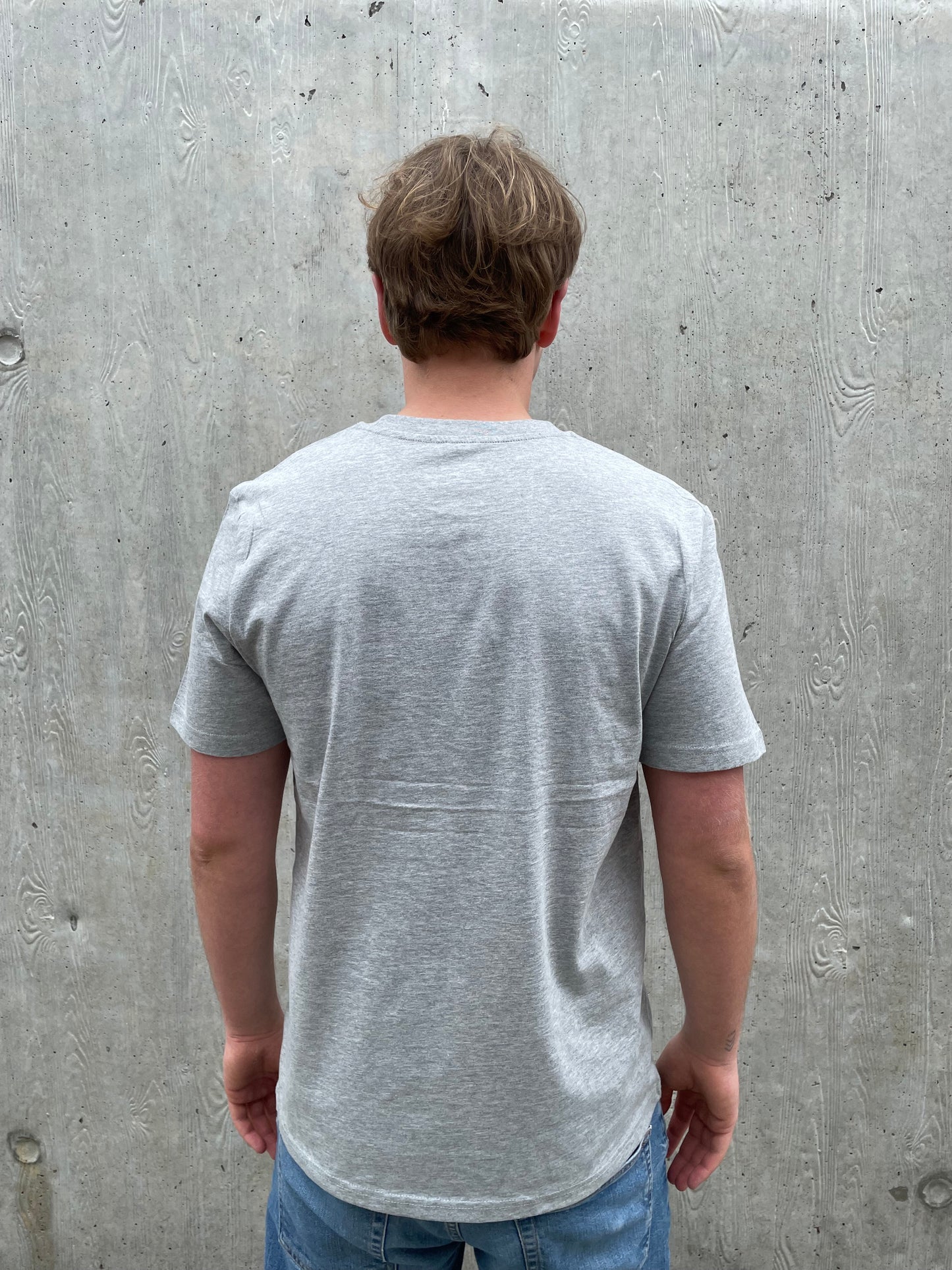 T-shirt basic logo - Grijs