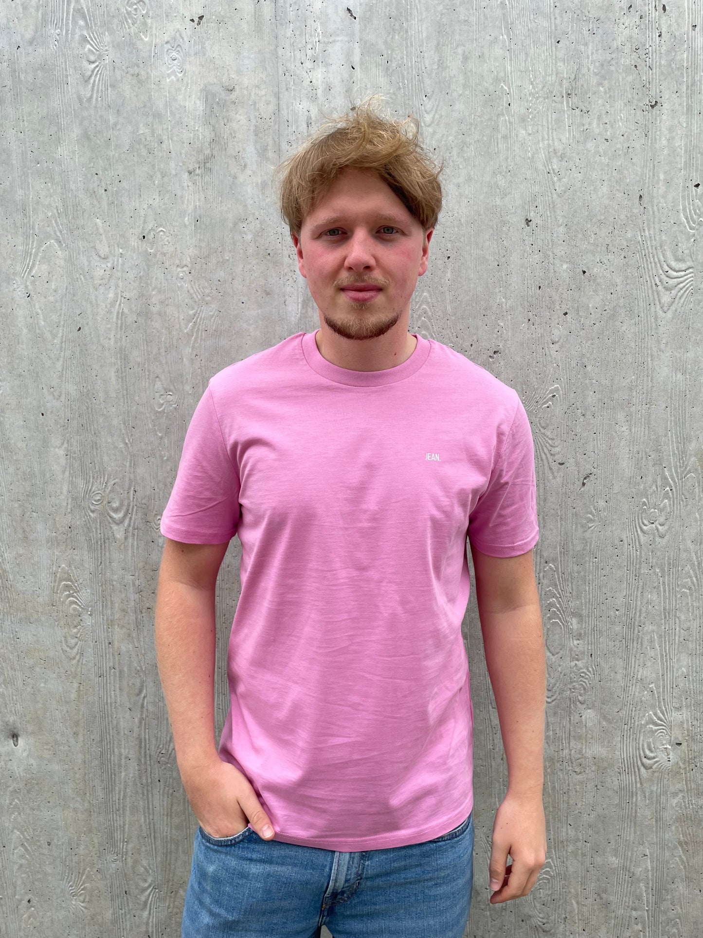 T-shirt basic logo - Roze