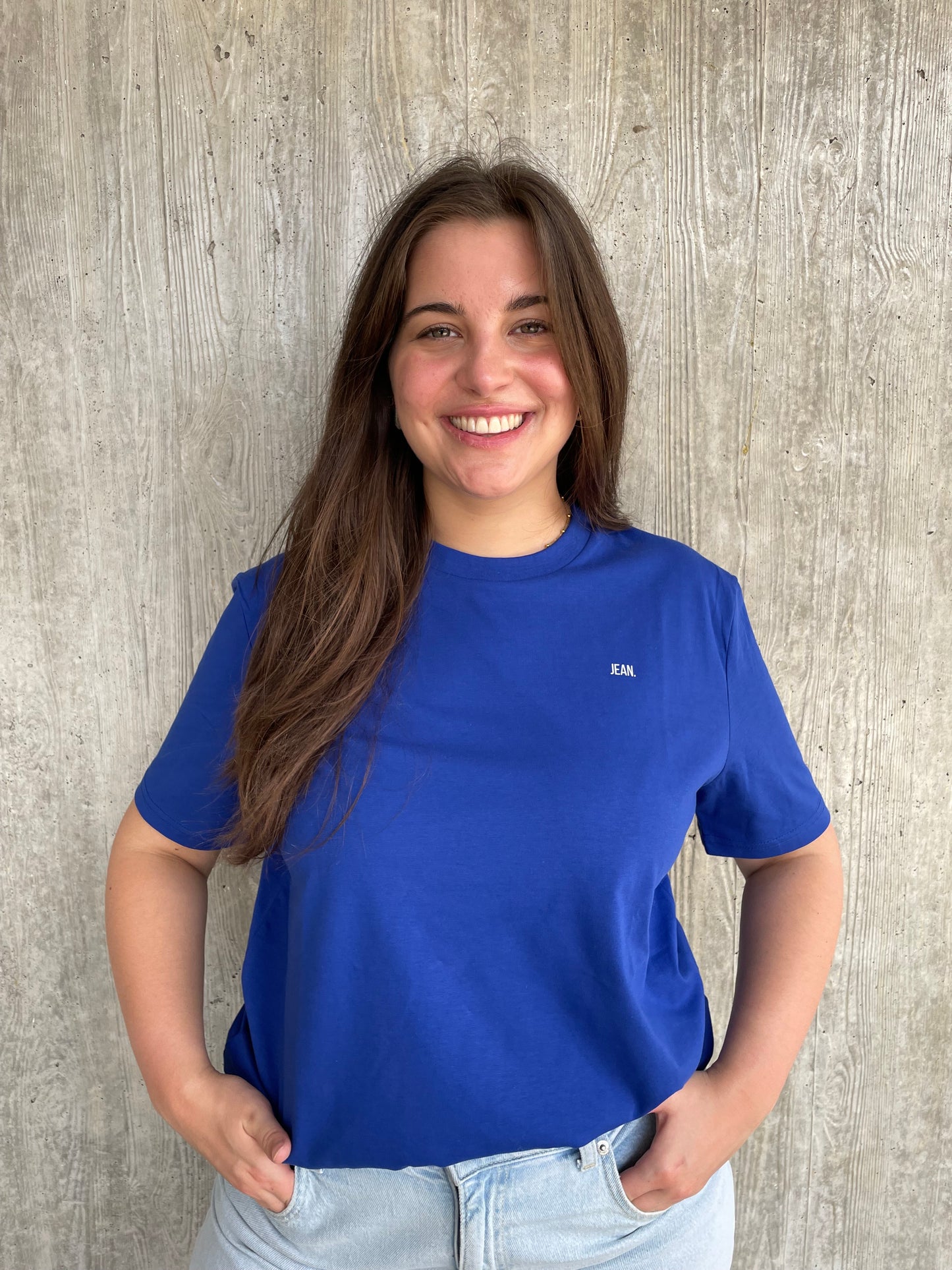 T-shirt basic logo - Fel blauw
