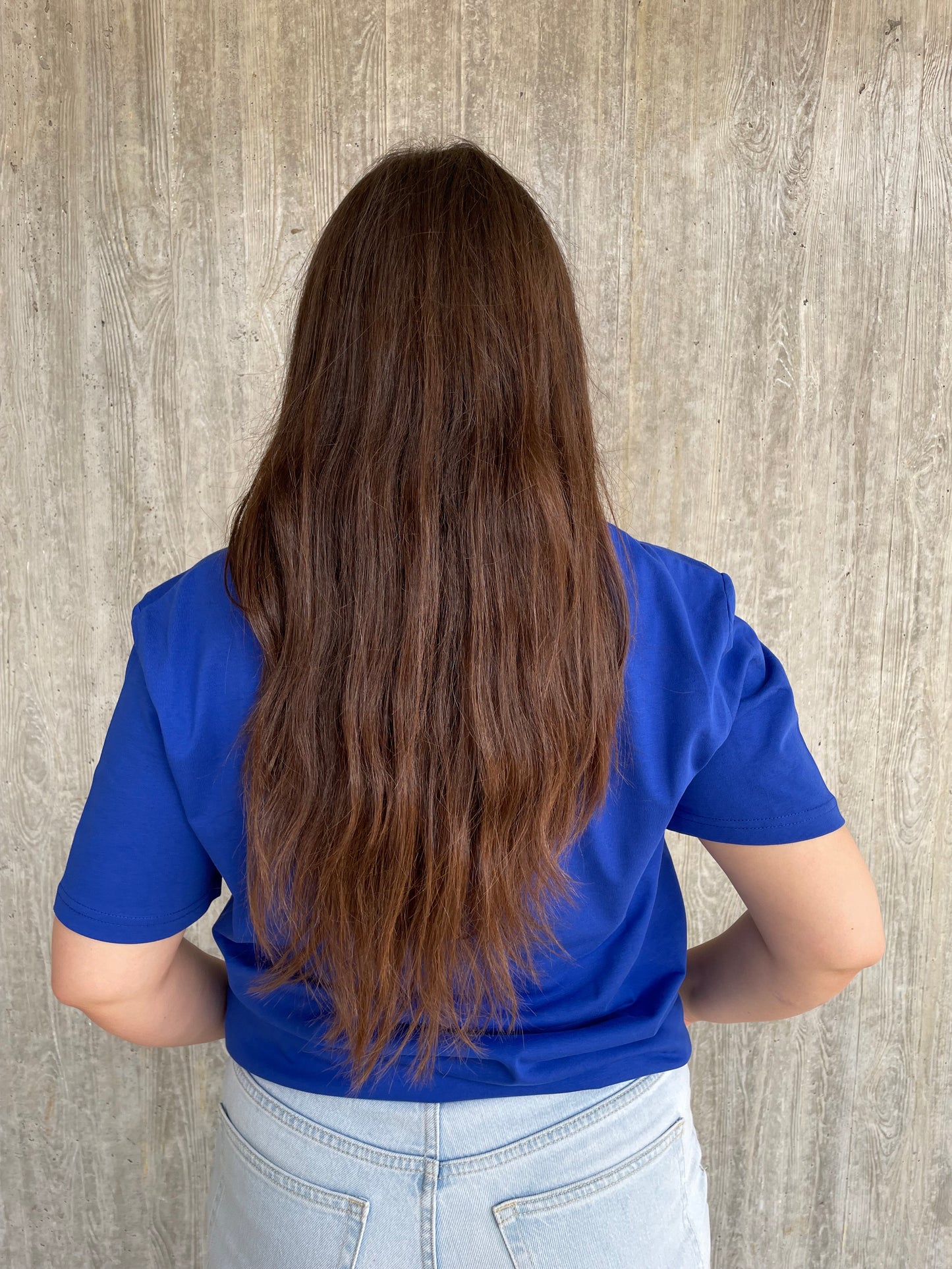 T-shirt basic logo - Fel blauw