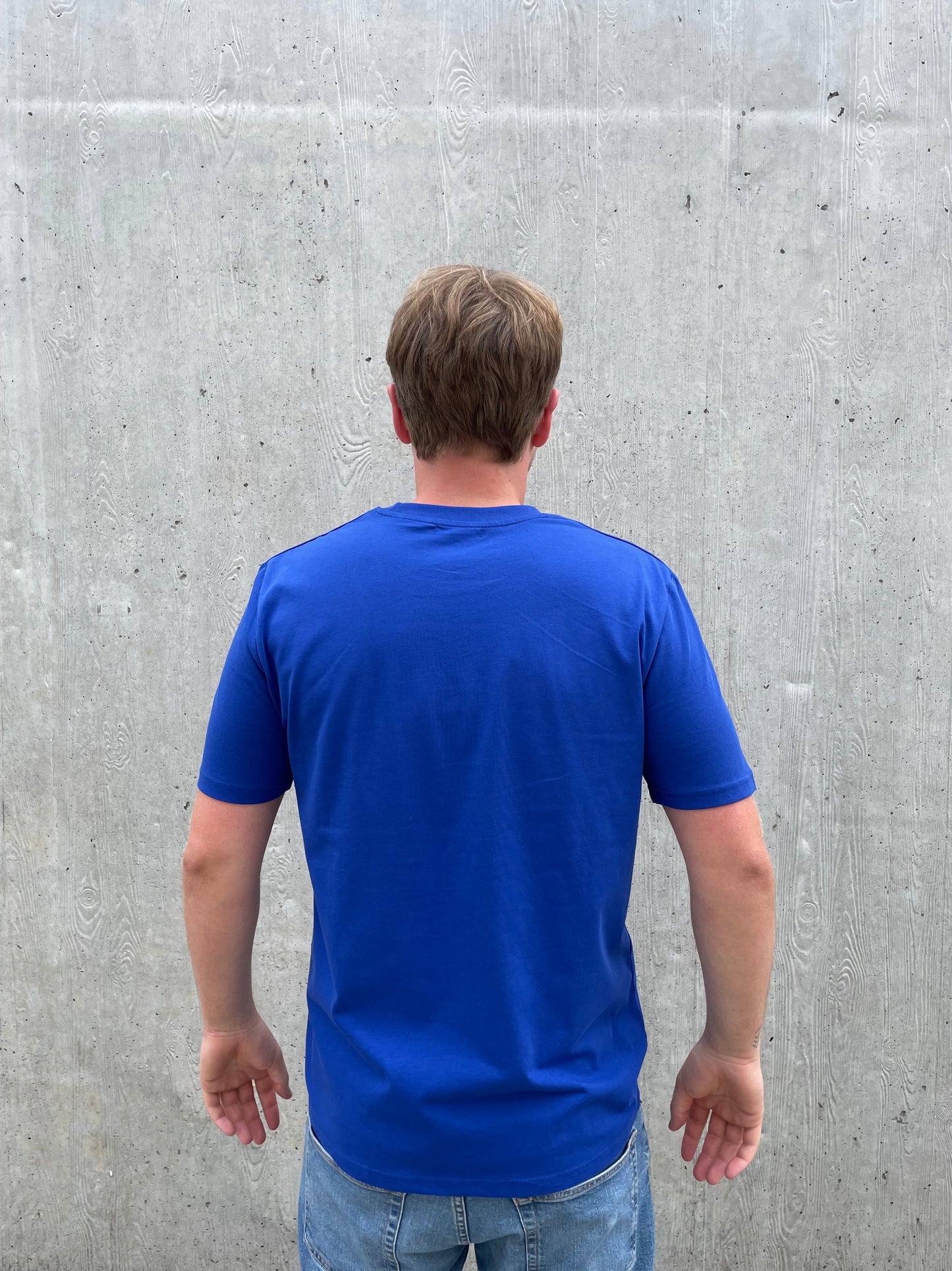 T-shirt basic logo - Fel blauw