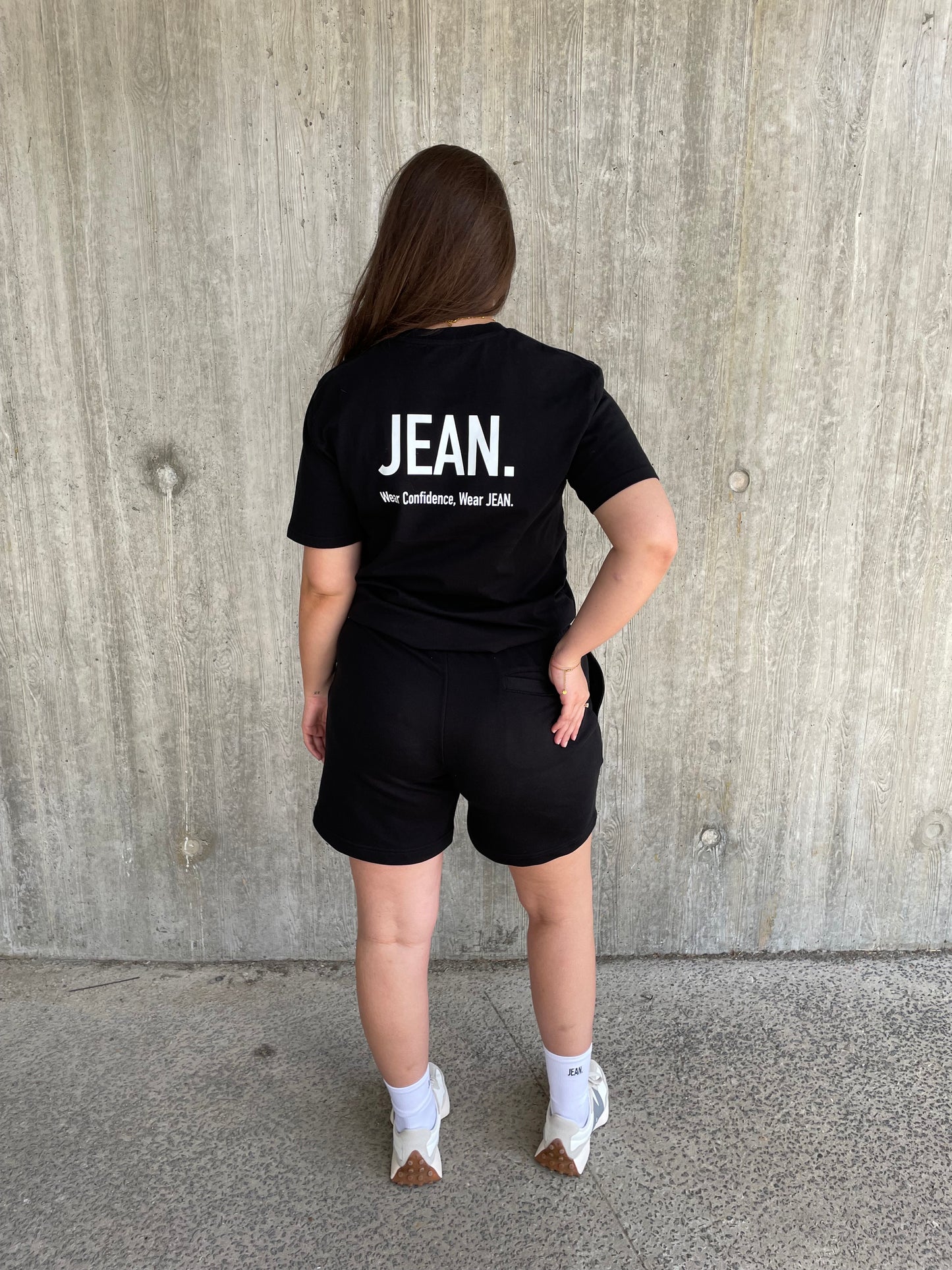 Short met basic logo - Zwart